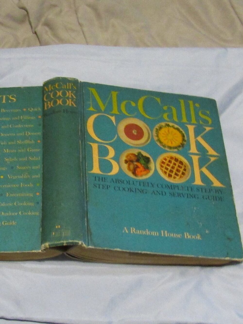 Stated First Printing 1963 McCALL'S COOKBOOK Complete Step by Step Cooking w/Pic